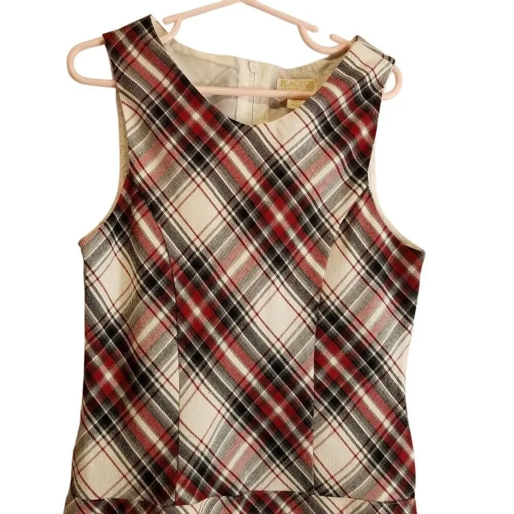 Children's Place plaid dress 6X/7